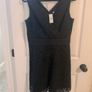 LOFT Black lace dress